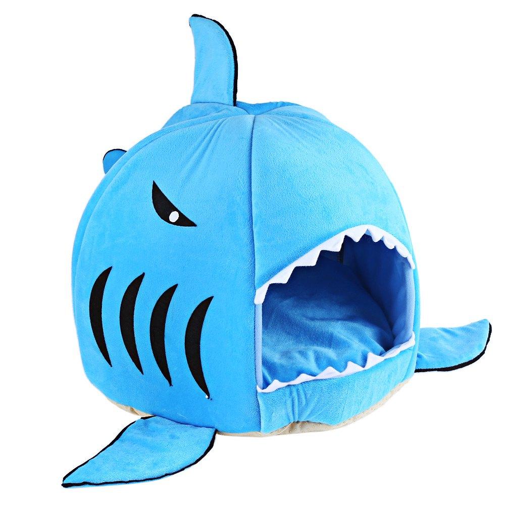 Cartoon Shark Pet Bed For Sleeping