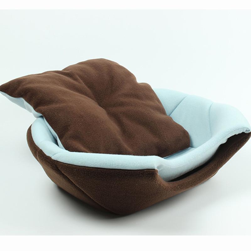 Foldable Soft Warm Dog Bed House